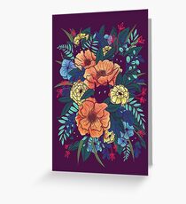 Wild Flowers Greeting Card