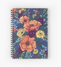 Cuaderno de espiral Flores silvestres