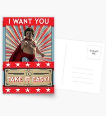 Nacho Libre - I Want You To Take It Easy Postcards