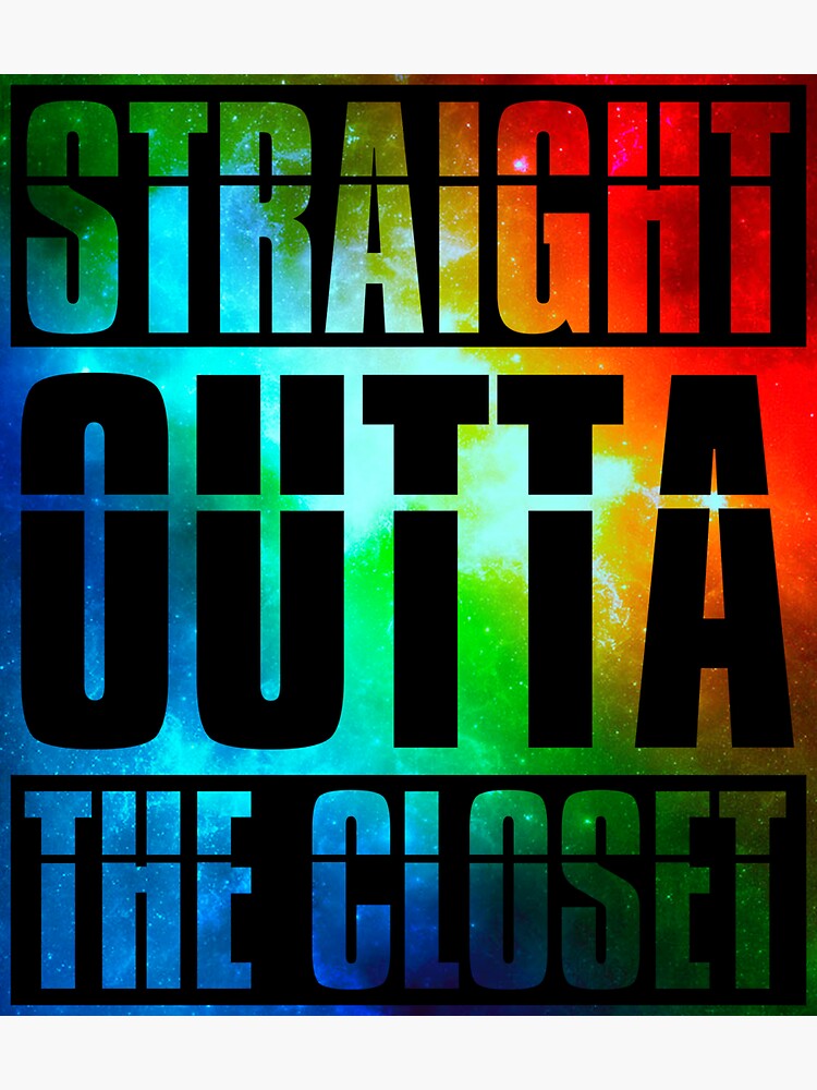 straight outta the closet shirt