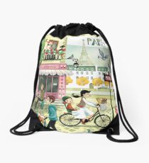 Paris Drawstring Bag