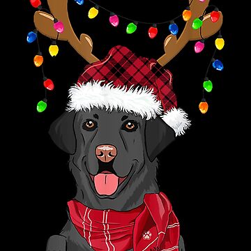 Black Lab Labrador Christmas Tree Light Pajama Dog Xmas Gift