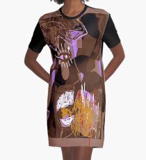 Shout Out by, Mickeys Art And Design.Biz Graphic T-Shirt Dress