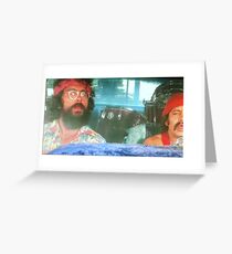 Tarjeta de felicitación Stoned Cheech y Chong