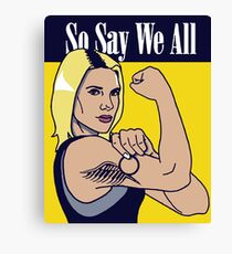 so say we all Canvas Print