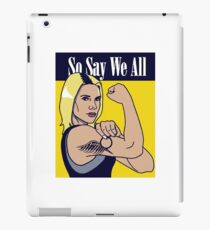 so say we all iPad Case/Skin