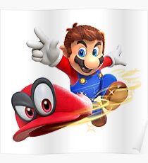 Super Mario Odyssey - Mario and Cappy Poster