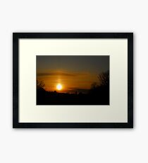 Combermere just afer the first light Framed Print