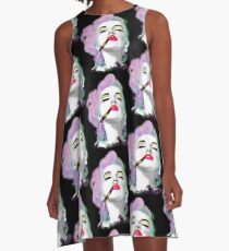 Marilyn Monroe punked & smoking A-Line Dress