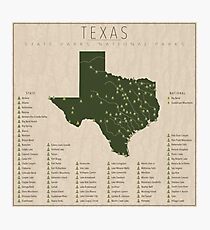 Lámina fotográfica Parques de Texas