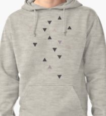 DOWN UP / scandi white / warm grey / flax / lavender Pullover Hoodie