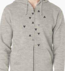 DOWN UP / scandi white / warm grey / flax / lavender Kapuzenjacke
