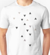 DOWN UP / scandi blanc / gris chaud / lin / lavande T-shirt unisexe