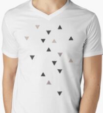 DOWN UP / scandi white / warm grey / flax / lavender Men's V-Neck T-Shirt