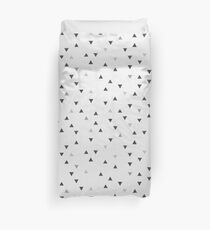 DOWN UP / scandi white / warm grey / flax / lavender Duvet Cover