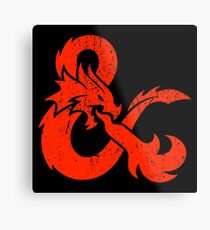 Dungeons&Dragons Metal Print