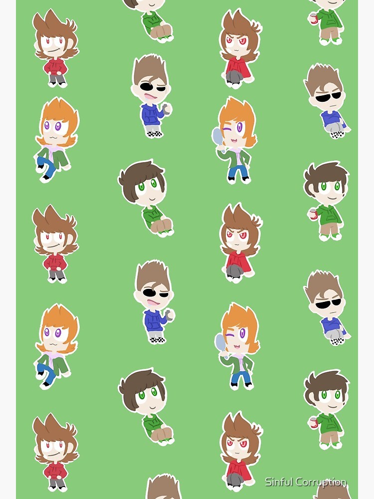 Eddsworld Wallpaper Slim Version Greeting Card By Felinicanarchy