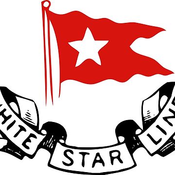 WHITES STAR LINE, RMS TITANIC CAR TAG AND CAR FLAG SET, YOU GET BOTH!