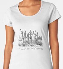 Dancing Saguaro Cactus Women's Premium T-Shirt