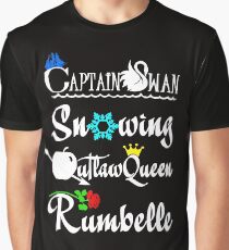 ships (white text) Graphic T-Shirt