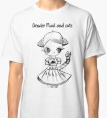 Genderfluid and cute pride Classic T-Shirt