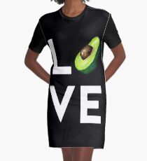 Avocado Love Graphic T-Shirt Dress