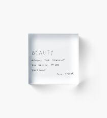 beauty Acrylic Block