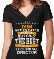 TECHNICAL DIRECTOR Women's Fitted V-Neck T-Shirt