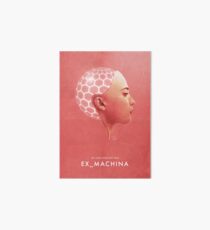 Ex Machina inspired Wall Art Poster | Minimalist Worn Deus Ex Alex Garland Art Board