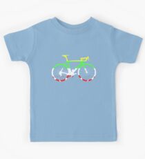 Bike Tour de France Jerseys (Horizontal) (Big) Kids Tee
