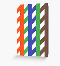 Ethernet Cable Layout Greeting Card