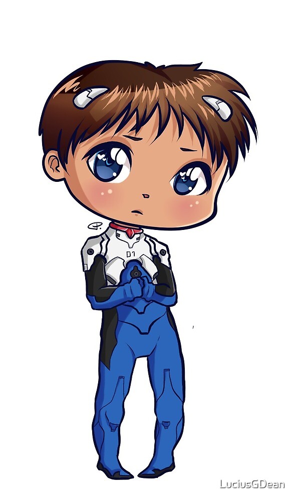"Neon Genesis Evangelion Shinji Ikari (Classic Plug Suit)" by