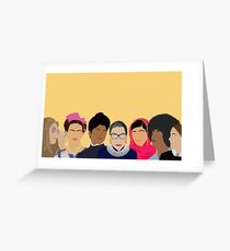 Tarjeta de felicitación Chica Feminista Gang-Squad Goals (con Gloria)