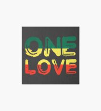 One Love Reggae Peace Weed Rasta Chill Stoner Quote Art Board