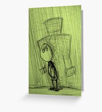 Mr Cellophane Greeting Card