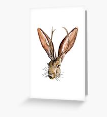 Jackalope Grußkarte