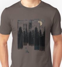 A Fox in the Wild Night Unisex T-Shirt
