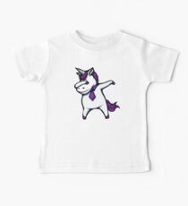 Einhorn tupfen Baby T-Shirt