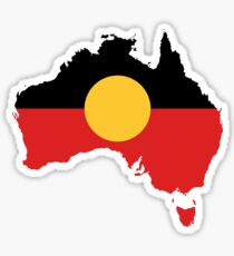 Australian Aboriginal Flag Sticker