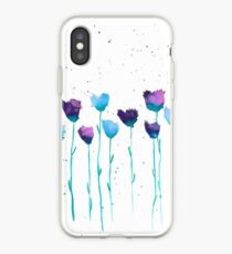 Peinture fleurs, fleurs aquarelle, illustration, aquarelle iPhone Case
