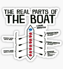 The Real Parts Of The Boat Sticker