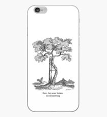 Bent, but never broken. Scoliosis awareness iPhone Case