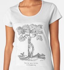 Bent, but never broken. Scoliosis awareness Women's Premium T-Shirt