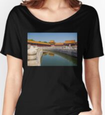 China. Beijing. The Forbidden City. Canal. Women's Relaxed Fit T-Shirt
