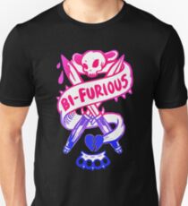 Bi furious bisexuell 2017 Regenbogen niedlich Slim Fit T-Shirt