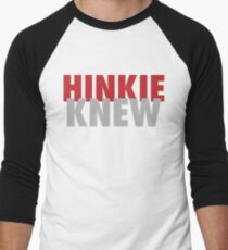Hinkie Knew Men's Baseball ¾ T-Shirt