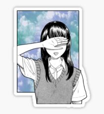 Lonely girl sad aesthetic no text Sticker
