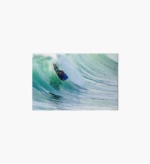 Bodyboarder in action Art Board