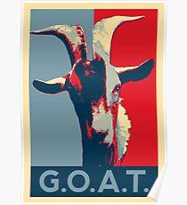 G.O.A.T. - GOAT - Greatest of all time Poster