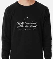 Night Triumphant and Stars Eternal Black (ACOWAR) Lightweight Sweatshirt